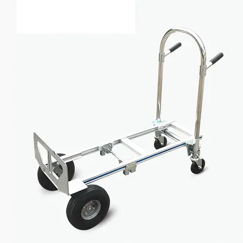 折りたたみ式の台車カート。荷物を運ぶ用途やキャリー運搬に最適で、省スペース収納可能。通販仕入れ・業務用対応。